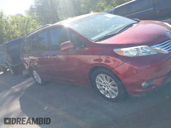 2011 Toyota Sienna XLE with VIN 5TDDK3DC8BS007764, listed as a IAAI auction lot 42689965 with 254,252 mi miles and . Bid and sale history available at DreamBid. Image 13.