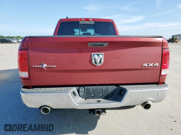 2015 Ram 1500 Big Horn with VIN 1C6RR7TM5FS512040, listed as a Copart auction lot 62910435 with 198,065 mi miles and Clean title. Bid and sale history available at DreamBid. Image 6.