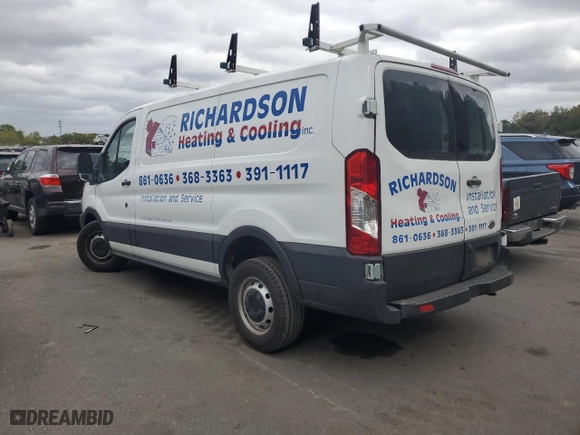 2019 Ford Transit Van with VIN 1FTYR1YM1KKA34428, listed as a Copart auction lot 72620094 with 82,642 mi miles and Salvage Title. Bid and sale history available at carsss.com. Image 2.