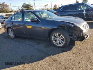 2012 Infiniti G25 Journey with VIN JN1DV6AP9CM700147, listed as a Copart auction lot 80625084 with 158,853 mi miles and Salvage Title. Bid and sale history available at DreamBid. Image 4.