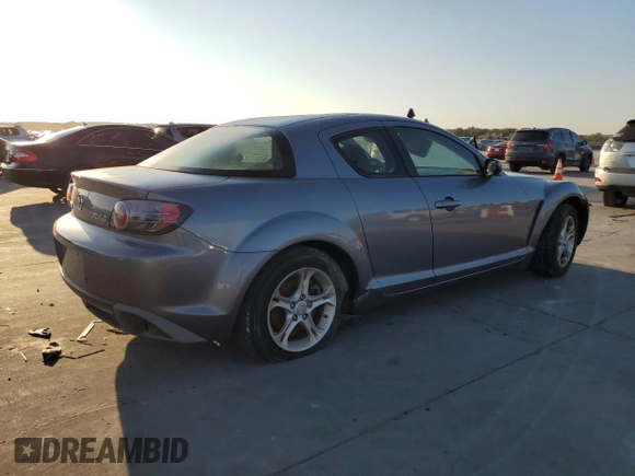 2004 Mazda RX-8 with VIN JM1FE17N040123306, listed as a Copart auction lot 71753604 with 136,794 mi miles and Clean Title. Bid and sale history available at carsss.com. Image 3.