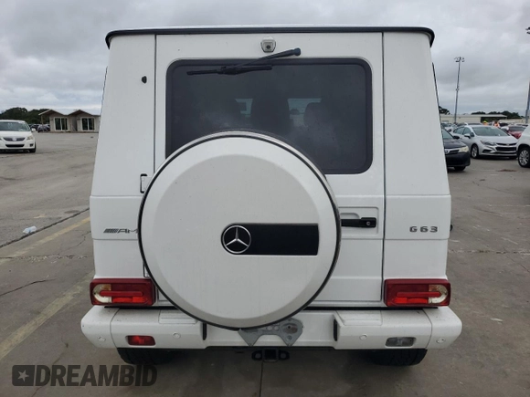 2017 Mercedes-Benz G-Class AMG G 63 with VIN WDCYC7DF4HX275157, listed as a Copart auction lot 74627084 with 0 mi miles and Salvage Title. Bid and sale history available at carsss.com. Image 6.