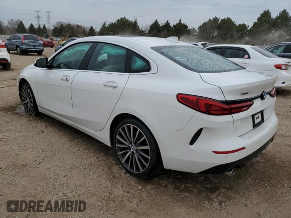 2021 BMW 2 Series 228i xDrive with VIN WBA73AK05M7H11134, listed as a Copart auction lot 52794895 with 21,901 mi miles and Salvage title. Bid and sale history available at DreamBid. Image 2.