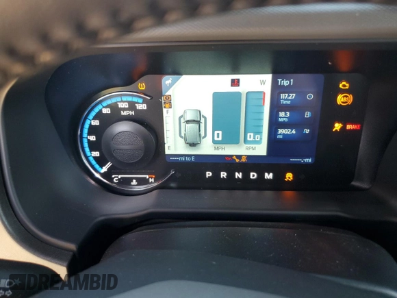 2024 Ford Bronco Black Diamond with VIN 1FMDE1APXRLB43999, listed as a Copart auction lot 52414555 with 3,902 mi miles and Salvage title. Bid and sale history available at DreamBid. Image 9.