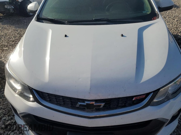 2019 Chevrolet Sonic LT with VIN 1G1JD6SB3K4114377, listed as a Copart auction lot 82630594 with 120,916 mi miles and Salvage title. Bid and sale history available at DreamBid. Image 11.