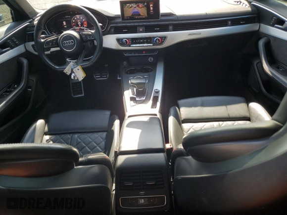 2018 Audi S4 Premium Plus with VIN WAUB4AF48JA001810, listed as a Copart auction lot 60475564 with 100,498 mi miles and Salvage Title. Bid and sale history available at carsss.com. Image 8.