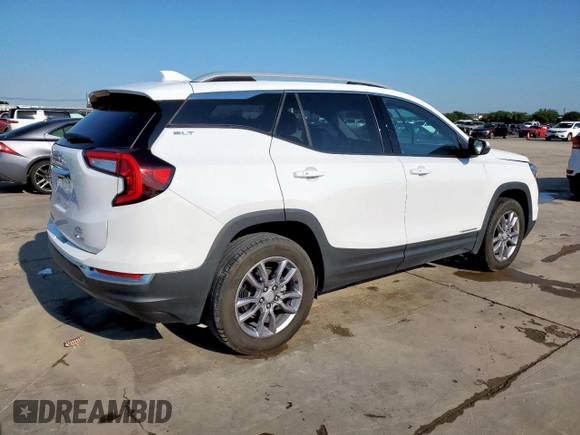 2023 GMC Terrain SLT with VIN 3GKALVEG3PL134047, listed as a Copart auction lot 56550565 with 32,048 mi miles and Salvage title. Bid and sale history available at DreamBid. Image 3.