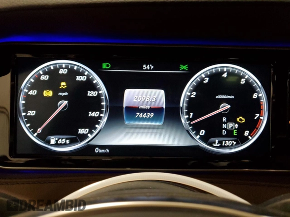 2017 Mercedes-Benz S 550 with VIN WDDUG8FB0HA339812, listed as a Copart auction lot 46506205 with 74,439 mi miles and Clean Title. Bid and sale history available at carsss.com. Image 9.