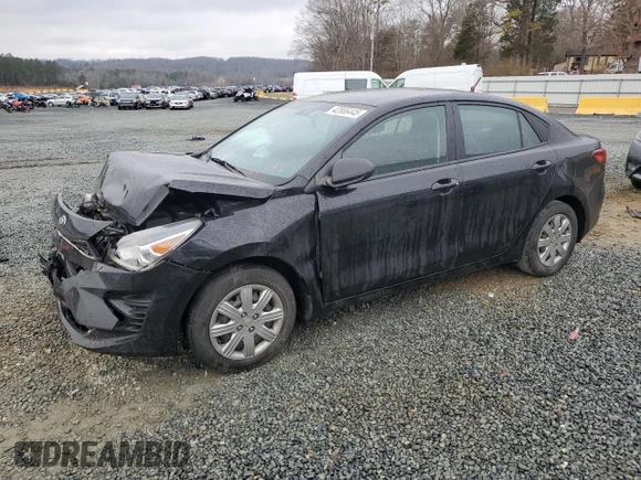 2021 Kia Rio LX with VIN 3KPA24AD5ME373135, listed as a Copart auction lot 42866445 with 78,538 mi miles and Salvage Title. Bid and sale history available at carsss.com. Image 1.