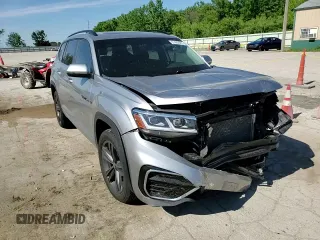 2021 Volkswagen Atlas SE with VIN 1V2RR2CA9MC524540, listed as a Copart auction lot 57442625 with 94,820 mi miles and Salvage title. Bid and sale history available at DreamBid. Image 14.