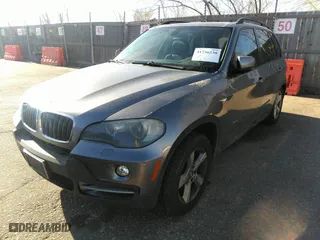 2007 BMW X5 3.0si with VIN 5UXFE43577L010011, listed as a IAAI auction lot 41736230 with 177,768 mi miles. Bid and sale history available at carsss.com. Image 2.
