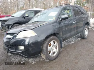 2005 Acura MDX with VIN 2HNYD18215H555605, listed as a IAAI auction lot 41351628 with 210,858 mi miles. Bid and sale history available at carsss.com. Image 2.