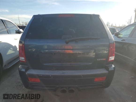 2008 Jeep Grand Cherokee SRT-8 with VIN 1J8HR78348C174334, listed as a Copart auction lot 86631744 with 0 mi miles and Salvage Title. Bid and sale history available at carsss.com. Image 6.