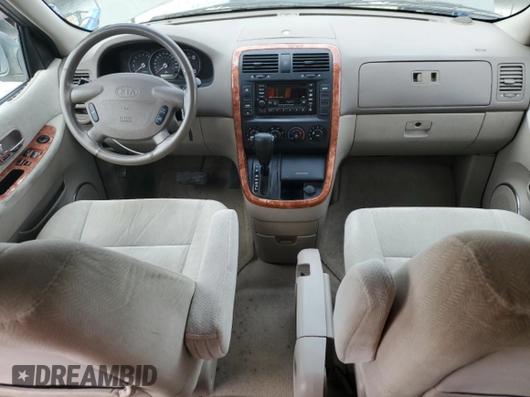 2004 Kia Sedona LX with VIN KNDUP131346575851, listed as a Copart auction lot 73614194 with 153,928 mi miles and Salvage Title. Bid and sale history available at carsss.com. Image 8.