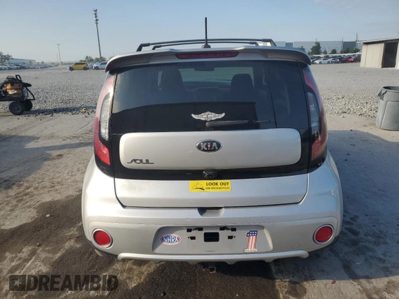 2018 Kia Soul + with VIN KNDJP3A50J7560864, listed as a Copart auction lot 53002155 with 43,968 mi miles and Salvage Title. Bid and sale history available at carsss.com. Image 6.
