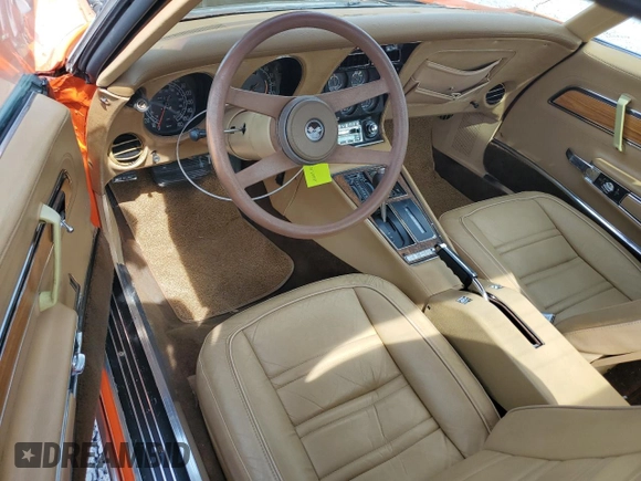 1976 Chevrolet Corvette with VIN 1Z37L6S442300, listed as a Copart auction lot 43044735 with 90,217 mi miles and Salvage title. Bid and sale history available at DreamBid. Image 8.