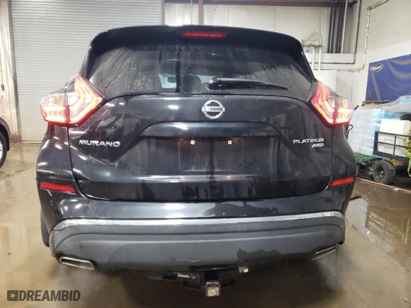 2015 Nissan Murano SL with VIN 5N1AZ2MHXFN276408, listed as a Copart auction lot 44534205 with 89,743 mi miles and Salvage Title. Bid and sale history available at carsss.com. Image 6.