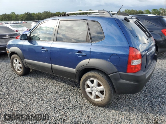 2005 Hyundai Tucson GLS with VIN KM8JN12D95U051374, listed as a Copart auction lot 73854704 with 0 mi miles and Salvage Title. Bid and sale history available at carsss.com. Image 2.