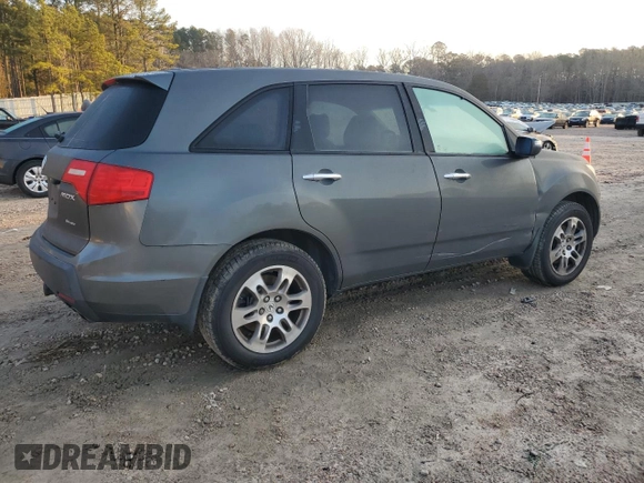 2007 Acura MDX Tech Pkg with VIN 2HNYD28347H539450, listed as a Copart auction lot 46214605 with 171,324 mi miles and Salvage Title. Bid and sale history available at carsss.com. Image 3.