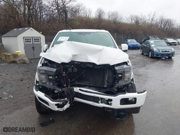 2019 Ford F-150 XL with VIN 1FTEW1E58KFC00154, listed as a IAAI auction lot 41051975 with NaN miles. Bid and sale history available at carsss.com. Image 12.