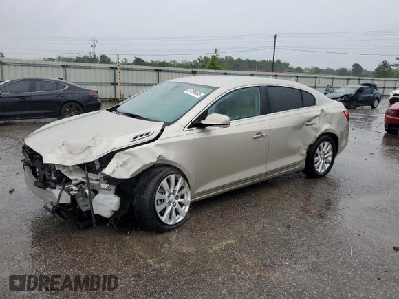 2014 Buick LaCrosse Leather с VIN 1G4GB5GR8EF138766, выставлен на аукционе Copart как лот 57898585 с пробегом 37 536 миль миль и Списание • Salvage title. История ставок и продаж доступна на DreamBid. Изображение 1.