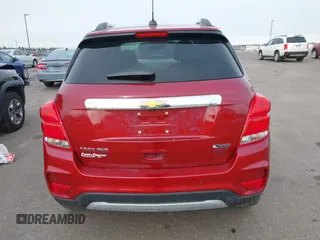 2018 Chevrolet Trax Premier with VIN 3GNCJRSBXJL245395, listed as a IAAI auction lot 41261014 with 27,306 mi miles. Bid and sale history available at carsss.com. Image 16.