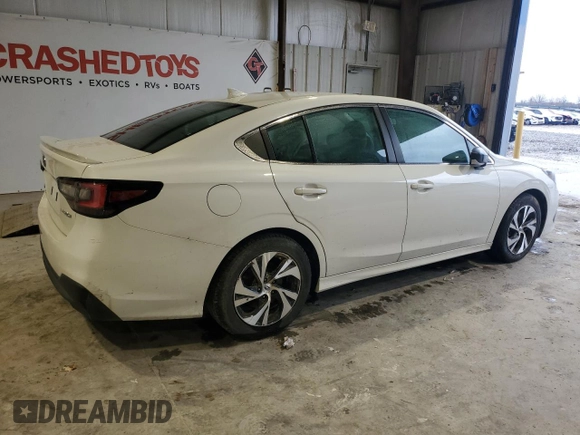 2021 Subaru Legacy with VIN 4S3BWAB61M3007445, listed as a Copart auction lot 86323394 with Not provided miles and Salvage title. Bid and sale history available at DreamBid. Image 3.