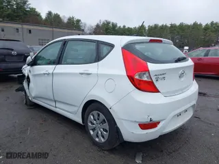 2017 Hyundai Accent SE with VIN KMHCT5AE7HU348681, listed as a IAAI auction lot 41944939 with 136,516 mi miles. Bid and sale history available at carsss.com. Image 3.