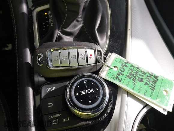 2023 Infiniti Q50 Luxe with VIN JN1EV7BR0PM542376, listed as a IAAI auction lot 41215300 with 25,792 mi miles and . Bid and sale history available at DreamBid. Image 11.