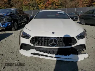 2022 Mercedes-Benz AMG GT 43 z VIN W1K7X5KB0NA053519, wystawiony jako Copart lot #77073224 z przebiegiem 19 583 mil mil oraz Szkoda całkowita • Salvage title. Historia ofert i sprzedaży dostępna na DreamBid. Obrazek 5.