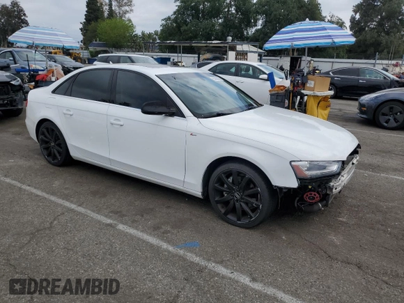 2013 Audi A4 Premium Plus with VIN WAUFFAFL1DN005598, listed as a Copart auction lot 53905355 with 119,687 mi miles and Clean Title. Bid and sale history available at carsss.com. Image 4.