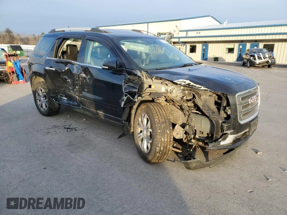 2014 GMC Acadia SLT with VIN 1GKKVRKD1EJ168590, listed as a Copart auction lot 86921254 with 165,314 mi miles and Salvage Title. Bid and sale history available at DreamBid. Image 4.