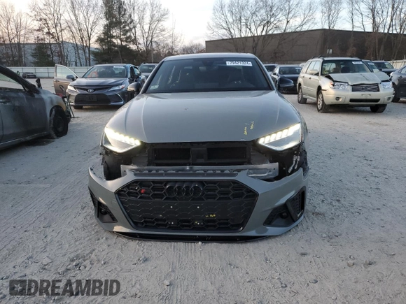 2021 Audi S4 Premium Plus with VIN WAUB4AF45MA063573, listed as a Copart auction lot 79421324 with 36,574 mi miles and Salvage Title. Bid and sale history available at carsss.com. Image 5.