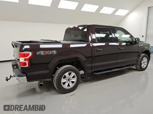 2018 Ford F-150 XL with VIN 1FTEW1EP7JKF37065, listed as a Copart auction lot 50697525 with 96,566 mi miles and Clean Title. Bid and sale history available at DreamBid. Image 3.