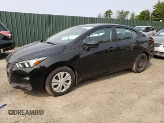 2021 Nissan Versa S with VIN 3N1CN8DV3ML812004, listed as a Copart auction lot 59281275 with 84,222 mi miles and Salvage title. Bid and sale history available at DreamBid. Image 1.
