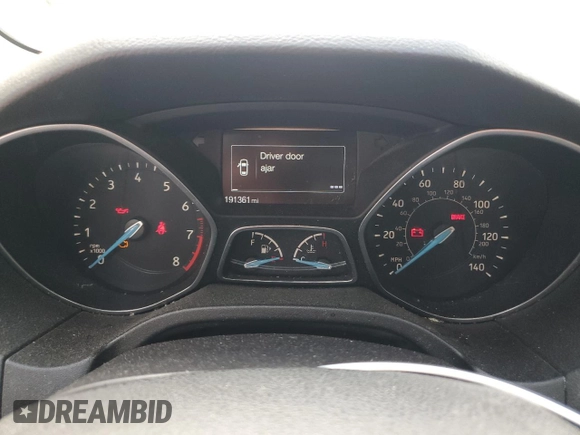 2015 Ford Focus SE with VIN 1FADP3F20FL280426, listed as a Copart auction lot 60375495 with 191,361 mi miles and Clean title. Bid and sale history available at DreamBid. Image 9.