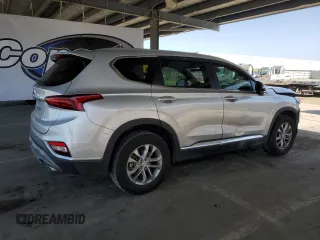 2019 Hyundai Santa Fe SE with VIN 5NMS23AD4KH043877, listed as a Copart auction lot 53997085 with 64,018 mi miles and Salvage Title. Bid and sale history available at carsss.com. Image 3.