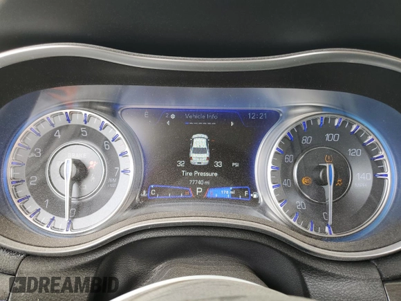 2019 Chrysler 300 Touring with VIN 2C3CCAAG8KH602041, listed as a Copart auction lot 49162125 with 77,740 mi miles and Salvage Title. Bid and sale history available at carsss.com. Image 9.