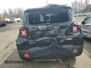 2016 Jeep Renegade Latitude with VIN ZACCJBBT7GPE17956, listed as a Copart auction lot 50838505 with 105,491 mi miles and Salvage Title. Bid and sale history available at carsss.com. Image 6.