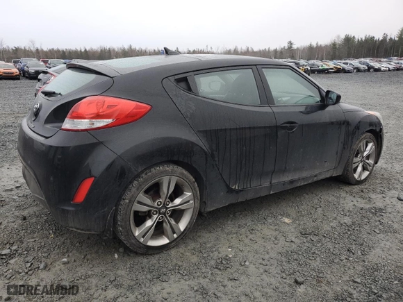 2013 Hyundai Veloster RE:MIX with VIN KMHTC6AD9DU090736, listed as a Copart auction lot 81750394 with 181,773 mi miles and Salvage Title. Bid and sale history available at carsss.com. Image 3.