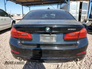 2020 BMW 5 Series 530i with VIN WBAJR3C00LWW66751, listed as a Copart auction lot 88916895 with 38,256 mi miles and Salvage Title. Bid and sale history available at DreamBid. Image 6.