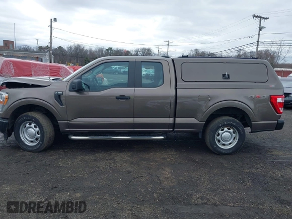 2021 Ford F-150 XL with VIN 1FTEX1EP6MKE04380, listed as a IAAI auction lot 41821270 with 41,353 mi miles and . Bid and sale history available at DreamBid. Image 14.