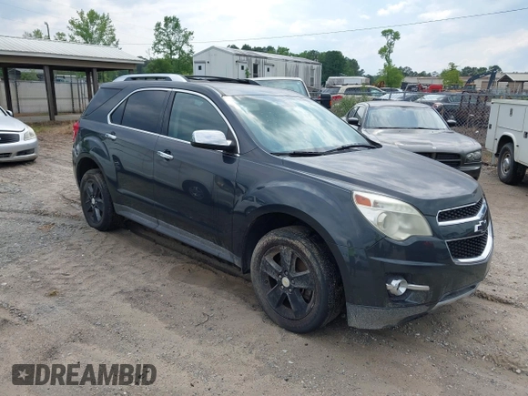 2013 Chevrolet Equinox LTZ with VIN 2GNALFEK1D1123980, listed as a IAAI auction lot 42110538 with 169,820 mi miles. Bid and sale history available at carsss.com. Image 1.