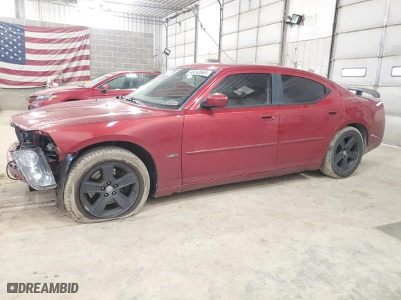 2010 Dodge Charger R/T with VIN 2B3CA5CTXAH143842, listed as a Copart auction lot 46242665 with 155,617 mi miles and Salvage Title. Bid and sale history available at carsss.com. Image 1.