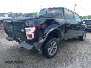 2019 Ford F-150 XL with VIN 1FTEW1E54KFA52729, listed as a IAAI auction lot 41933350 with 92,678 mi miles. Bid and sale history available at carsss.com. Image 4.