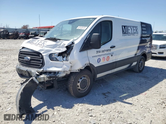 2016 Ford Transit Cargo z VIN 1FTYE1YM1GKA44590, wystawiony jako Copart lot #53102675 z przebiegiem 179 687 mil mil oraz Szkoda całkowita • Salvage title. Historia ofert i sprzedaży dostępna na DreamBid. Obrazek 1.