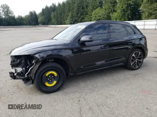 2021 Audi SQ5 Premium Plus with VIN WA1B4AFY0M2027218, listed as a Copart auction lot 67285314 with 35,310 mi miles and Salvage Title. Bid and sale history available at carsss.com. Image 1.
