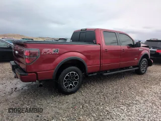 2014 Ford F-150 XL with VIN 1FTFW1ET1EKF08104, listed as a Copart auction lot 43540235 with 206,253 mi miles and Salvage Title. Bid and sale history available at carsss.com. Image 3.