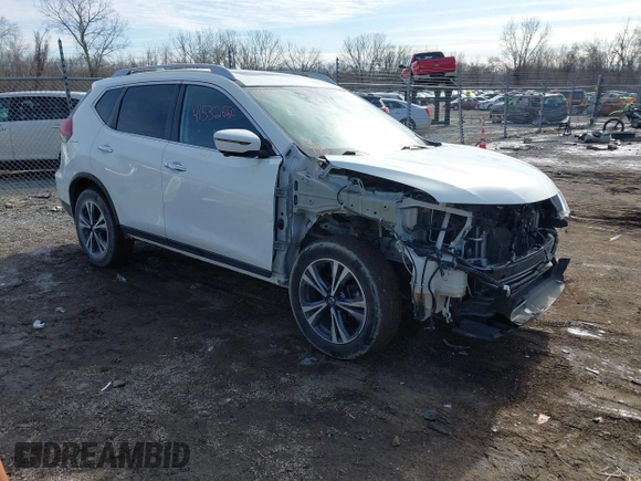 2019 Nissan Rogue SL with VIN 5N1AT2MV9KC784379, listed as a IAAI auction lot 41532650 with 99,338 mi miles and . Bid and sale history available at carsss.com. Image 1.