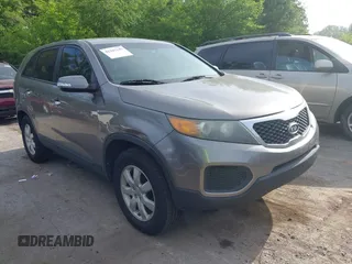 2012 Kia Sorento LX with VIN 5XYKT3A18CG238203, listed as a IAAI auction lot 42247145 with 203,187 mi miles and . Bid and sale history available at DreamBid. Image 1.